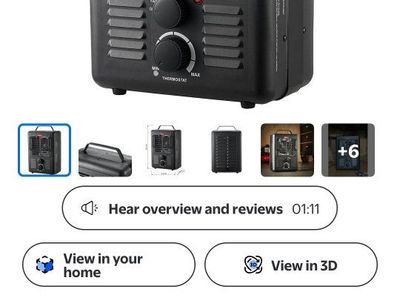 Hyper Tough New 1500W Milkhouse Utility Heater