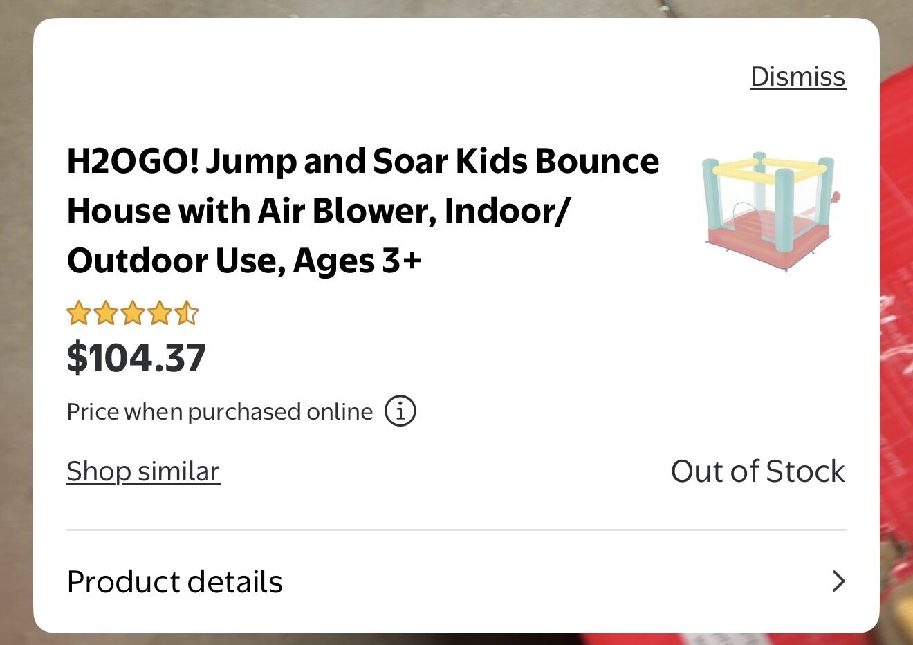 Jump And Soar Kids Bounce House With Pump