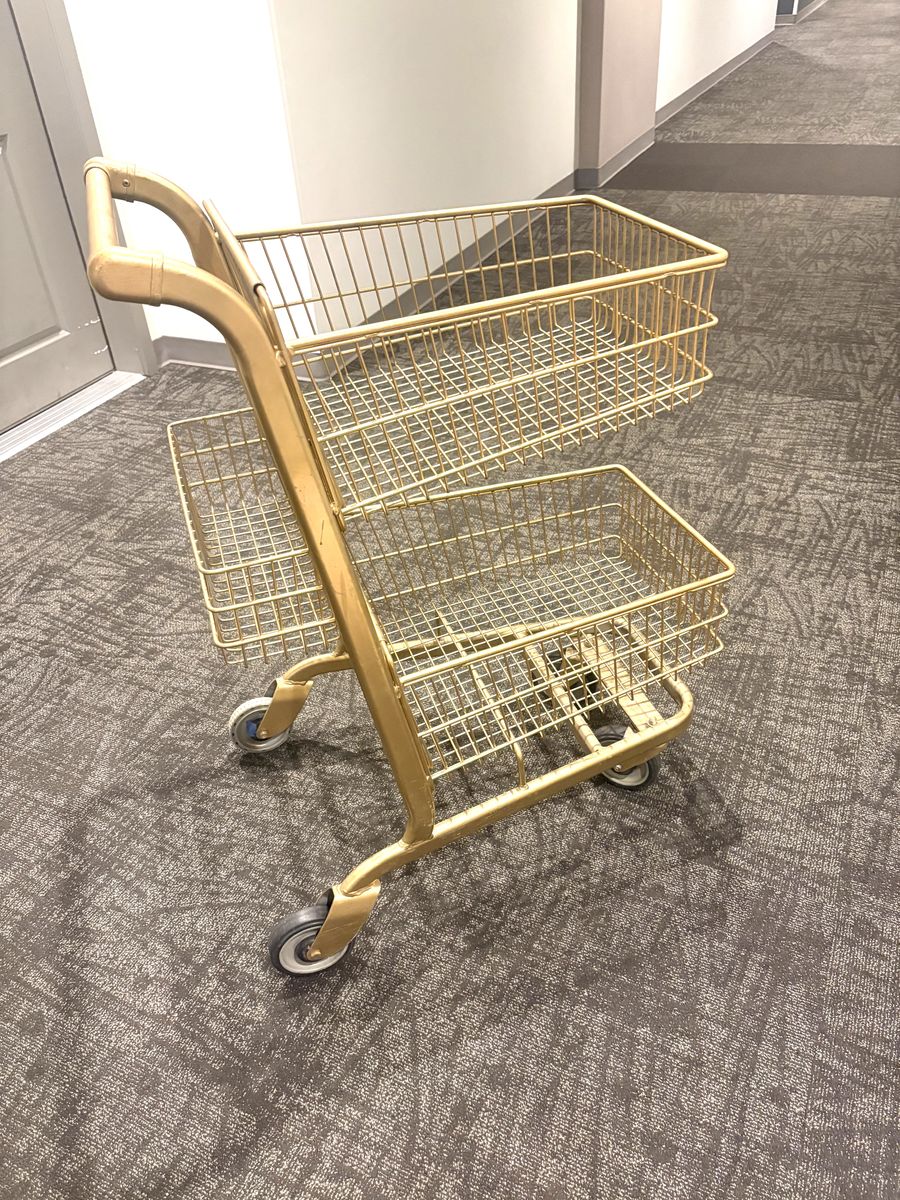 GOLD SHOPPING CART