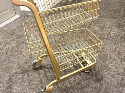 GOLD SHOPPING CART