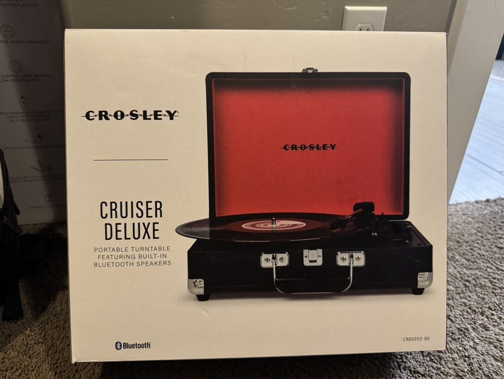 Crosley Cruiser deluxe turntable - Black