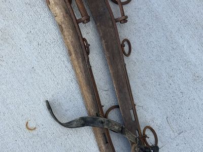 Antique Wooden Horse Hames