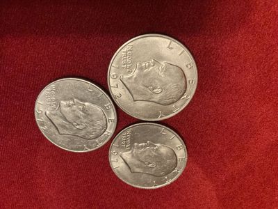 1971-72 Eisenhower Silver Dollars 3