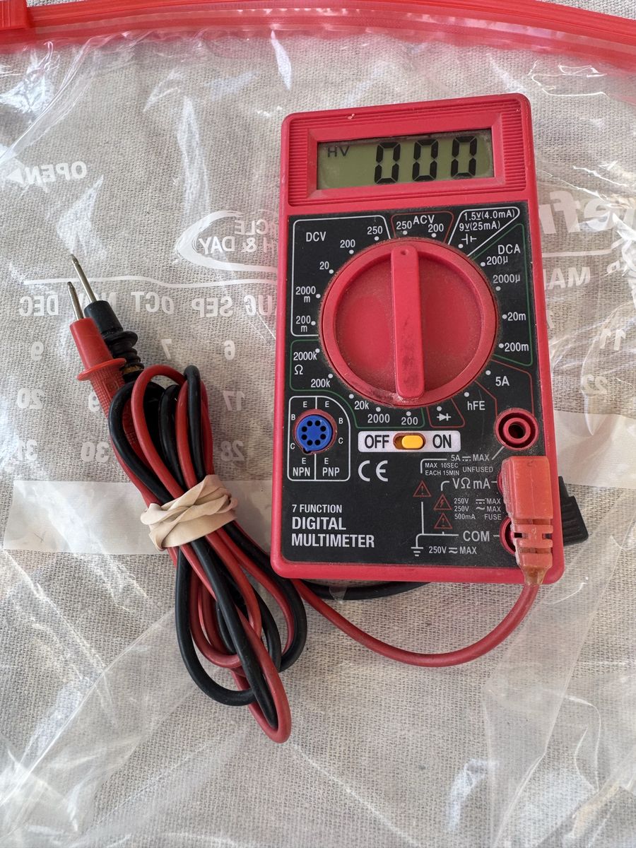 7 function digital multimeter tester