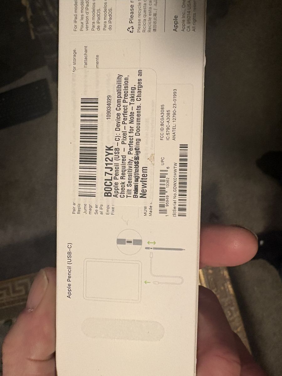Apple Pencil (USB-C) for iPad - Pixel-Perfect Precision, Tilt Sensitivity, Note-Taking