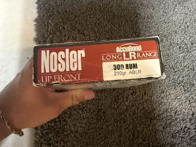 Nosler Trophy Grade AccuBond Long Range 300 RUM 210gr ABLR Ammunition Box
