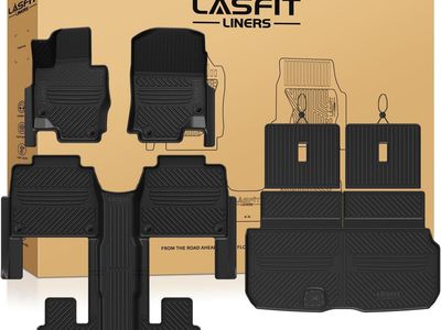 20-26 Mercedes GLS450, GLS580, 21-26 GLS63 AMG LASFIT 6 Seater All Weather Floor Mats