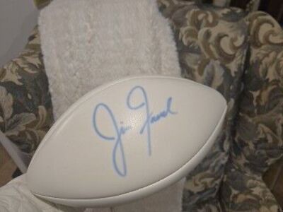 1980's ERA Official Wilson NFL New York Giants Signed Coach Jim Fassel Football