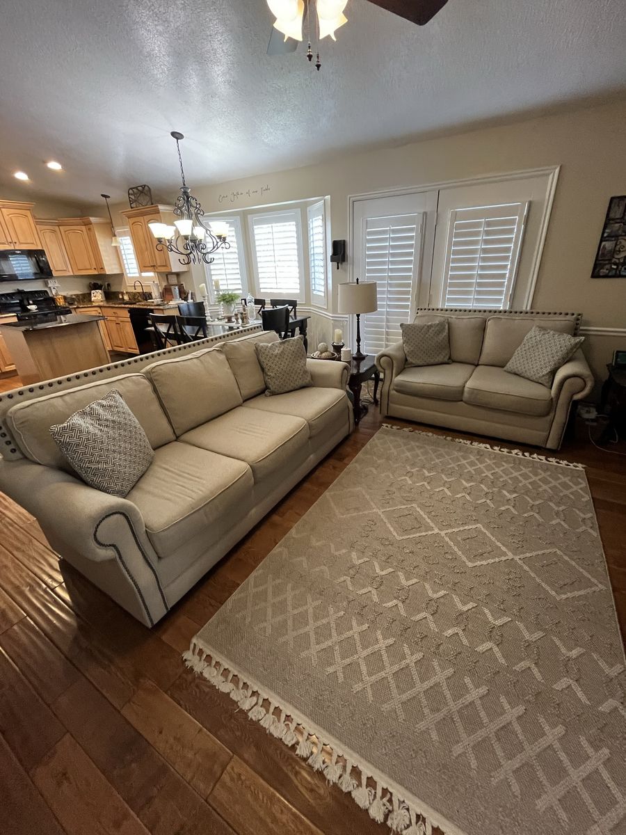 Couch and love seat