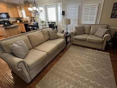 Couch and love seat