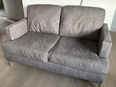 Comfortable And Functional Depth Grey Loveseat