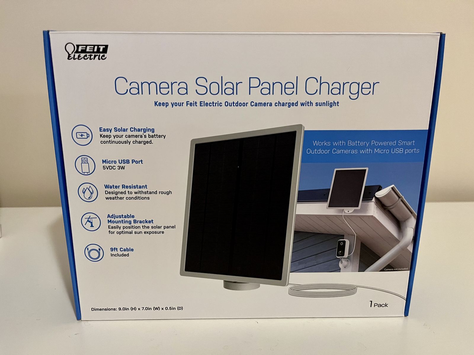 Feit Electric Solar Panel Charger- 3 Pack