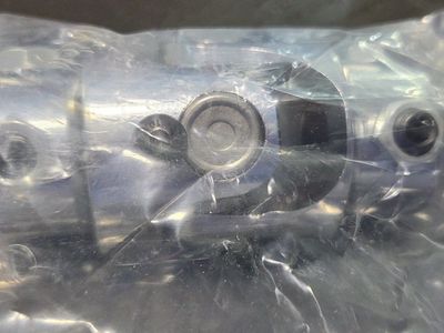 New chrome-plated steel single steering universal joint (U-joint)