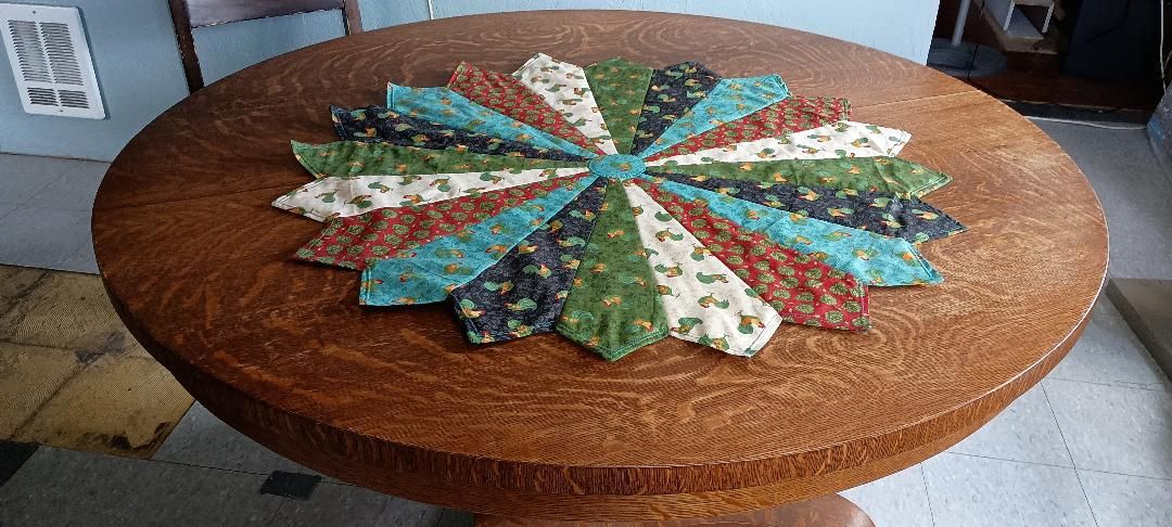 Antique 54' wooden table