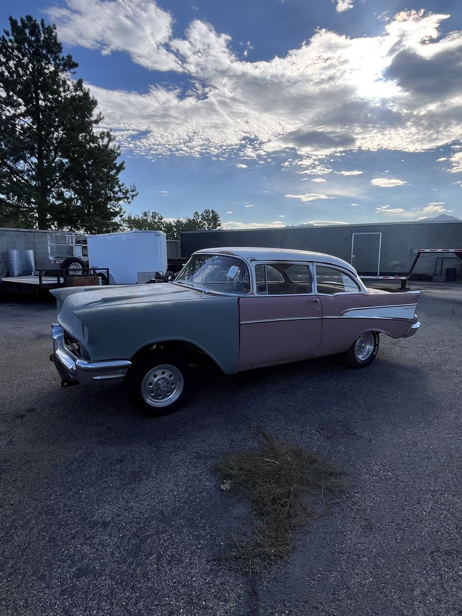1957 Chevy fiberglass tilt frontend