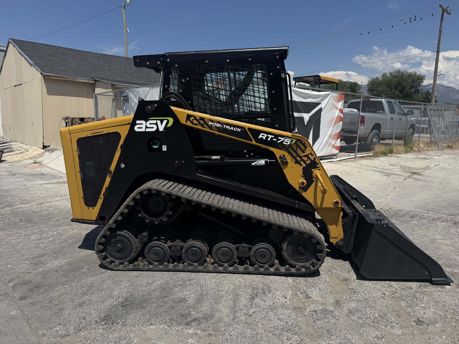 2019 ASV RT75 Posi-Track Skidsteer Loader Tractor