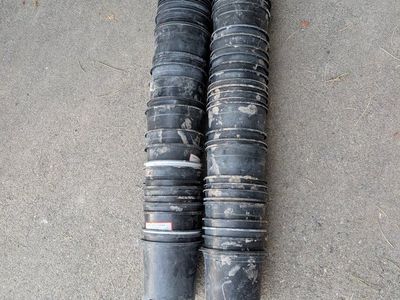 Large Lot of Used Black Plastic Plant Pots - Various Sizes, Durable & Reusable for Gardening