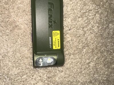 Fenix SW05R-UV Compact LED EDC Flashlight with 365nm UV Light - Olive Green