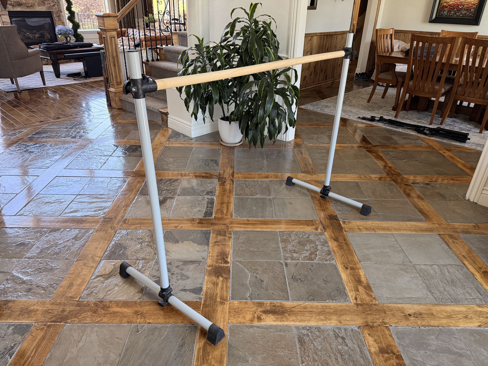 Ballet Bar - adjustable height, easily transportable
