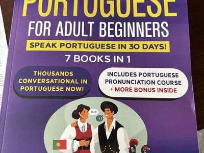 Learn Portuguese for Adult Beginners Paperback - Explore To Win (7 Books in 1)