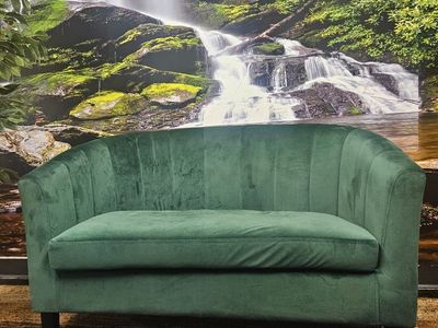 Modern Minimalistic Small Love Seat - Upscale Decorating or Wedding / Events