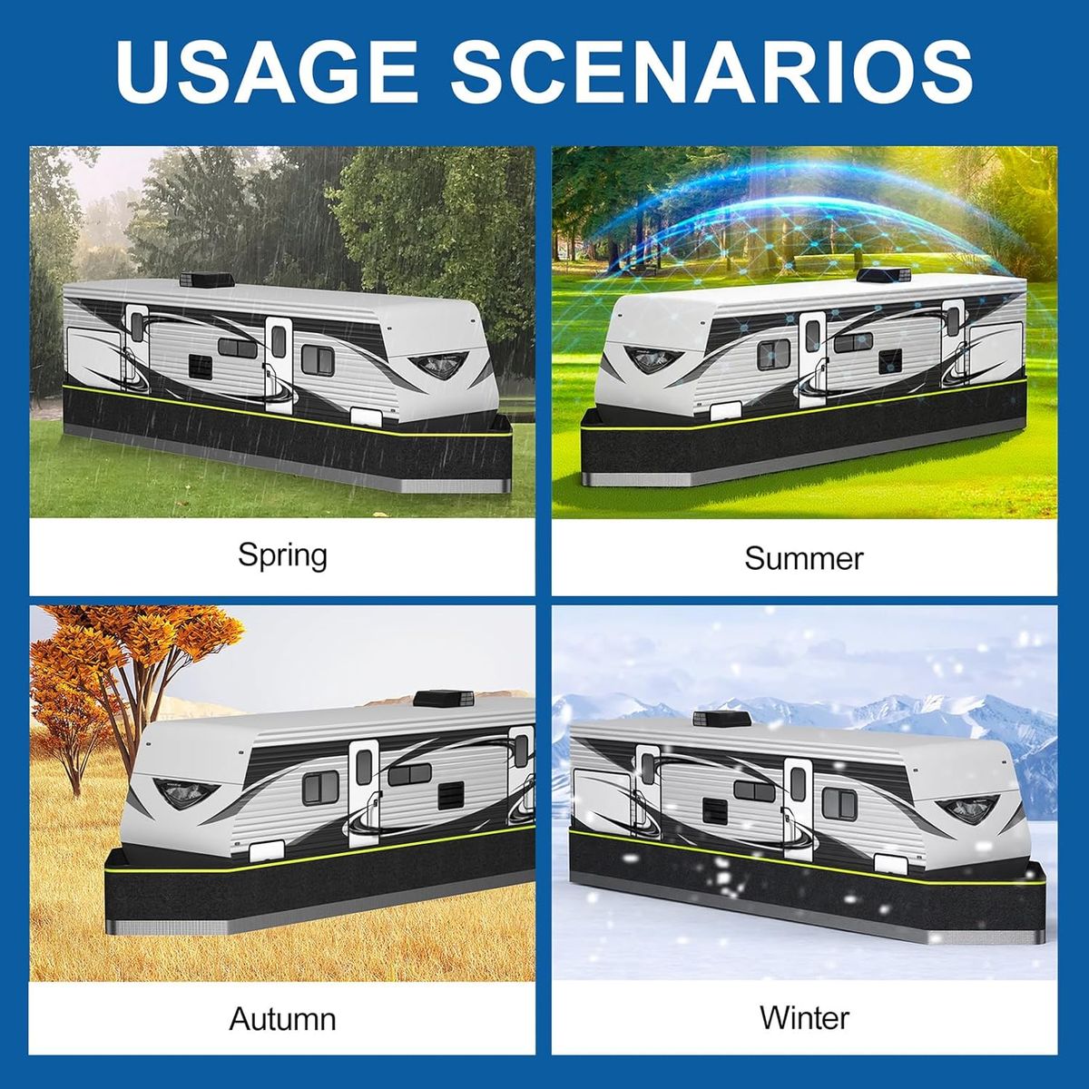 STABYLIS RV Skirting for Travel Trailers