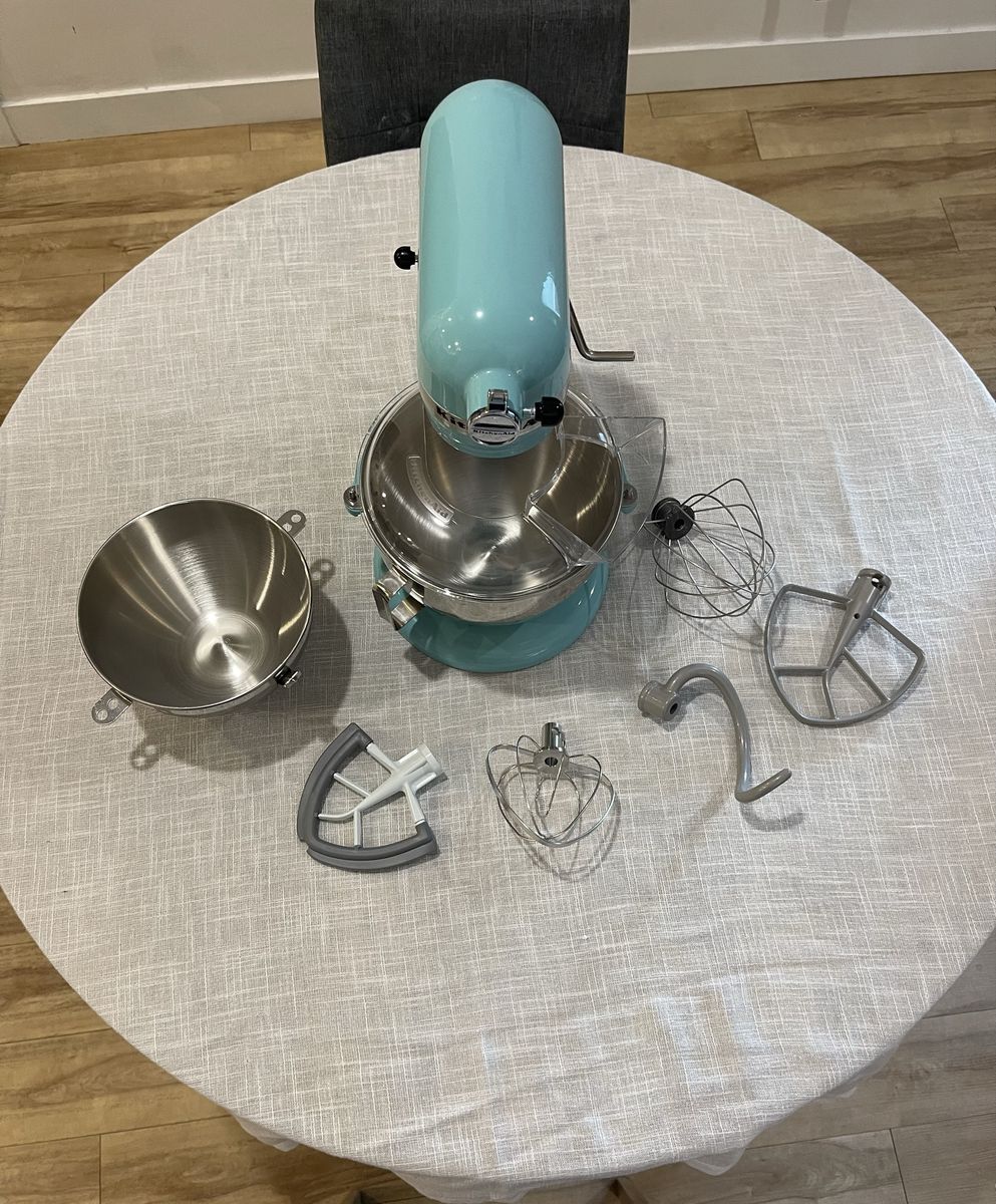 KitchenAid Professional 5 Plus Stand Mixer - Aqua Sky, 5-Quart Bowl-Lift with Attachments