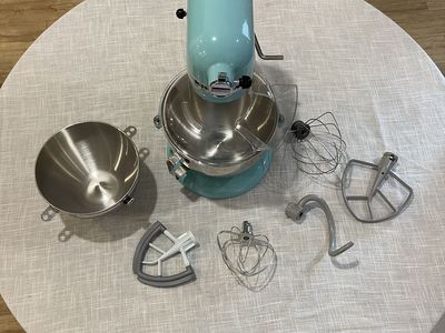 KitchenAid Professional 5 Plus Stand Mixer - Aqua Sky, 5-Quart Bowl-Lift with Attachments