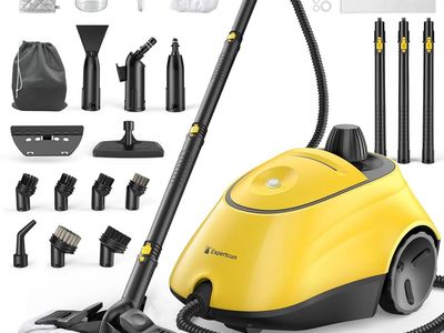 NEW Heavy Duty Steam Cleaner, 1500W High-Temperature Mop with 26 Accessories, 1.4L Portable Tank, Chemical-Free Cleaning