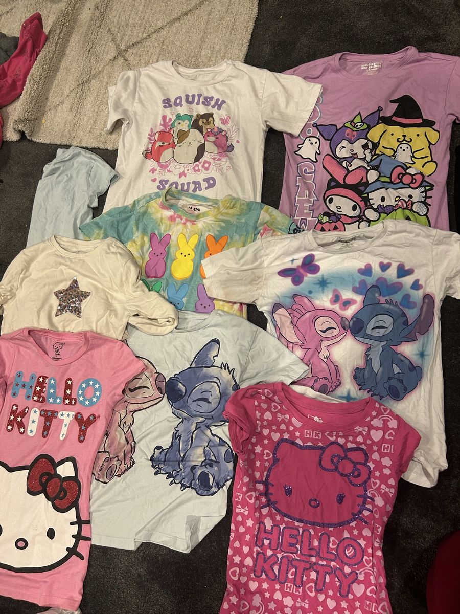 7-8 T shirts  girls