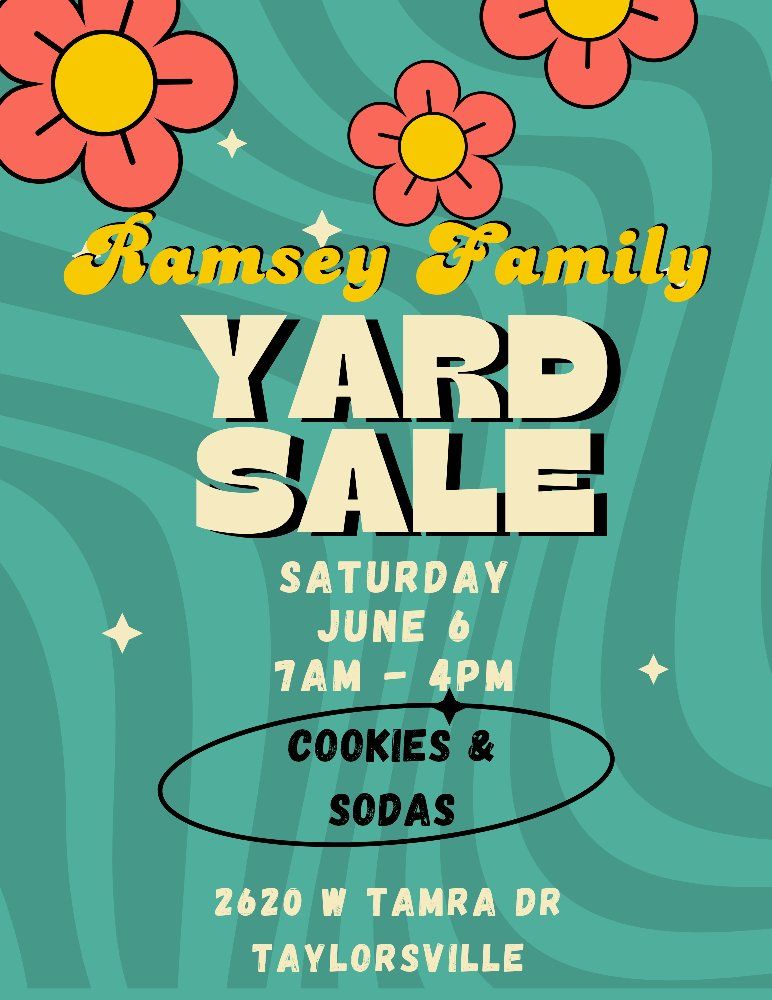 YARD SALE 2620 Tamra Dr Taylorsville