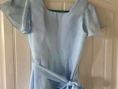 Baby Blue flower girl/ Bridesmaid dress