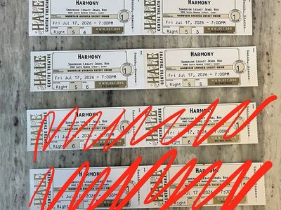 4 Tickets to Harmony Hale Centre Theatre 7/17