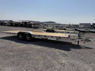 2026 H&H 8.5x24 Speed Loader 14K Aluminum Tilt Flatbed Car Hauler