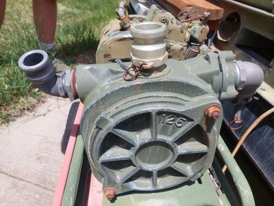 military gas powered water or fuel pump 50 to 125 gpm
