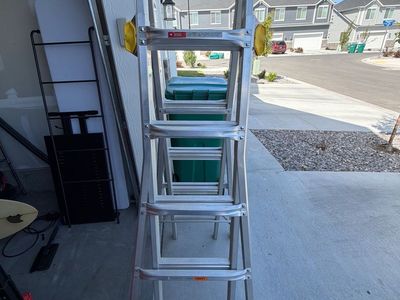 Gorilla Ladders AL-2300-WT 23ft Aluminum Multi-Position Ladder - Type 1A 375lb Load Capacity