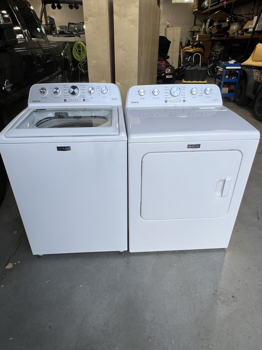 Like New-Less than two years old! Maytag White Top Load Washer & Electric Dryer Set - Excellent Condition