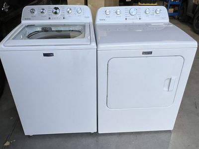 Like New-Less than two years old! Maytag White Top Load Washer & Electric Dryer Set - Excellent Condition