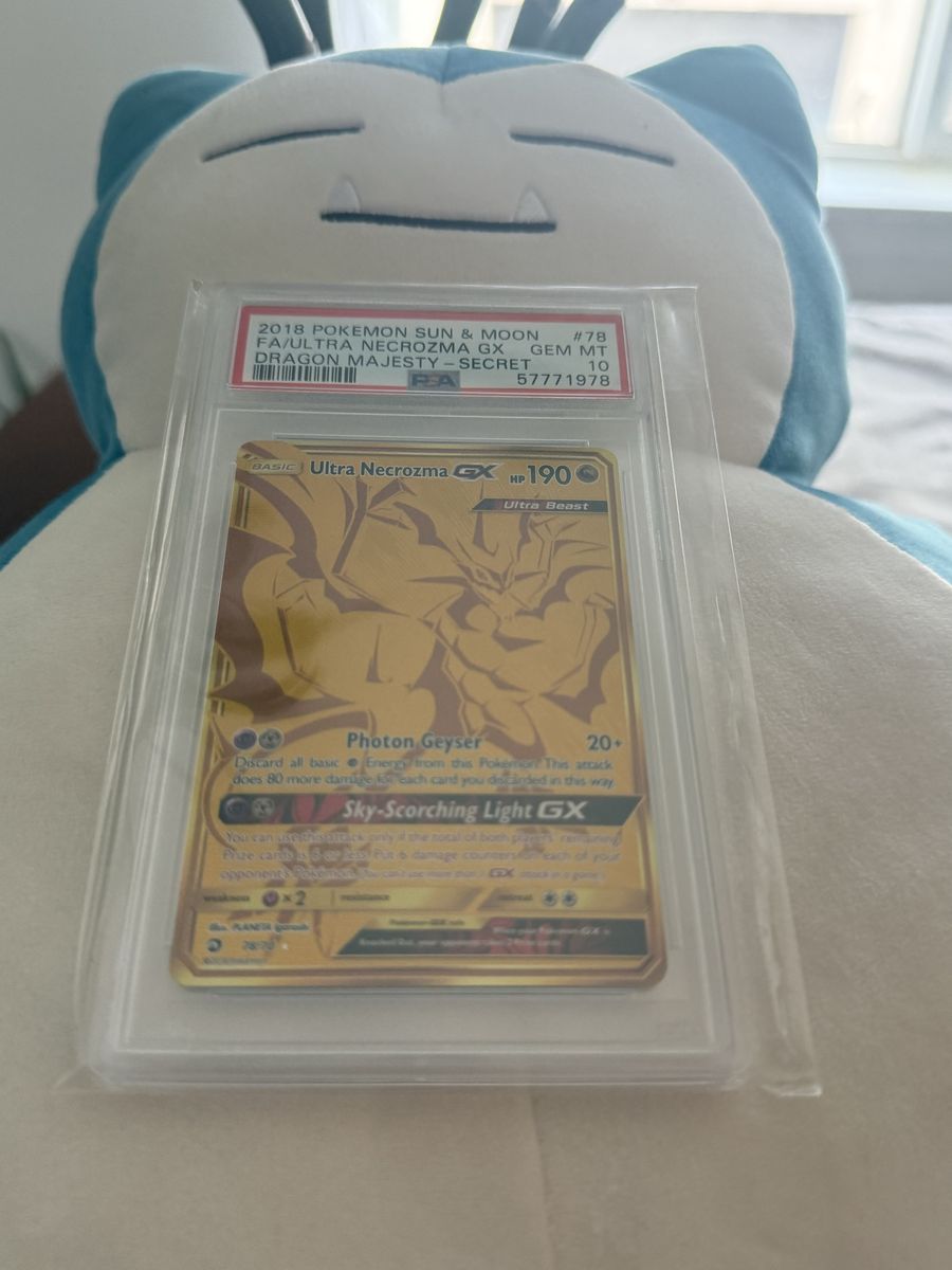 Pokémon Cards - Ultra Necrozma GX (Secret) - PSA 10