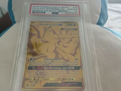 Pokémon Cards - Ultra Necrozma GX (Secret) - PSA 10