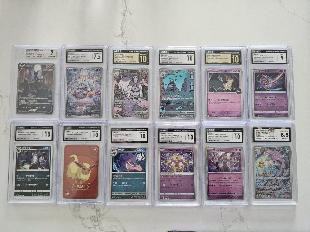 Pokemon Slabs and Singles