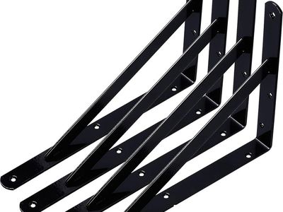 Heavy Duty Shelf Brackets - 14" - four pack