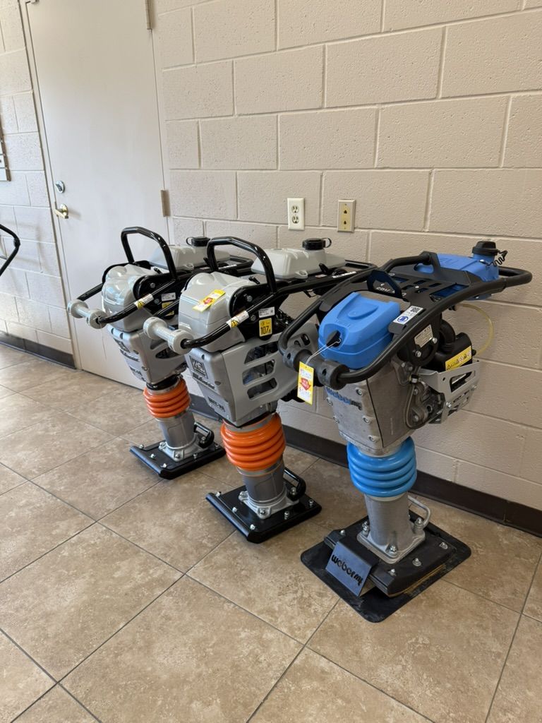 Compaction Equipment Rentals – Plate Compactors, Rollers, Jumping Jacks - Half Day options