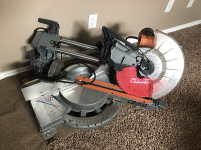 12" Ridgid Sliding Compound Miter Saw