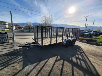 2026 PJ Trailers 7X16 UL 10K with 4' Sides - Side