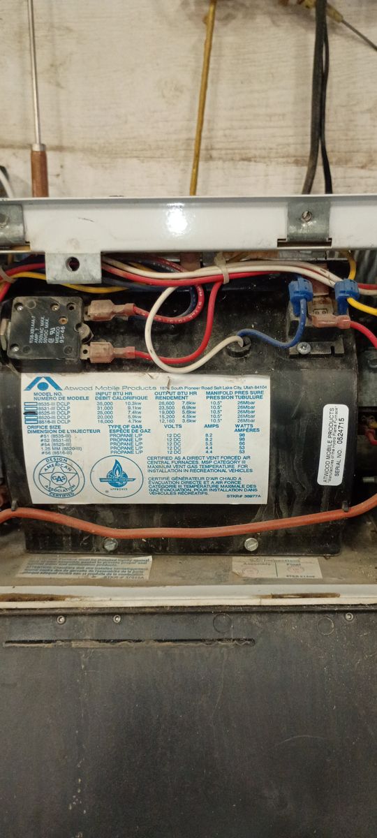 Atwood Mobile Products RV Furnace Propane Gas Heater 85-III Series