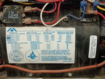 Atwood Mobile Products RV Furnace Propane Gas Heater 85-III Series