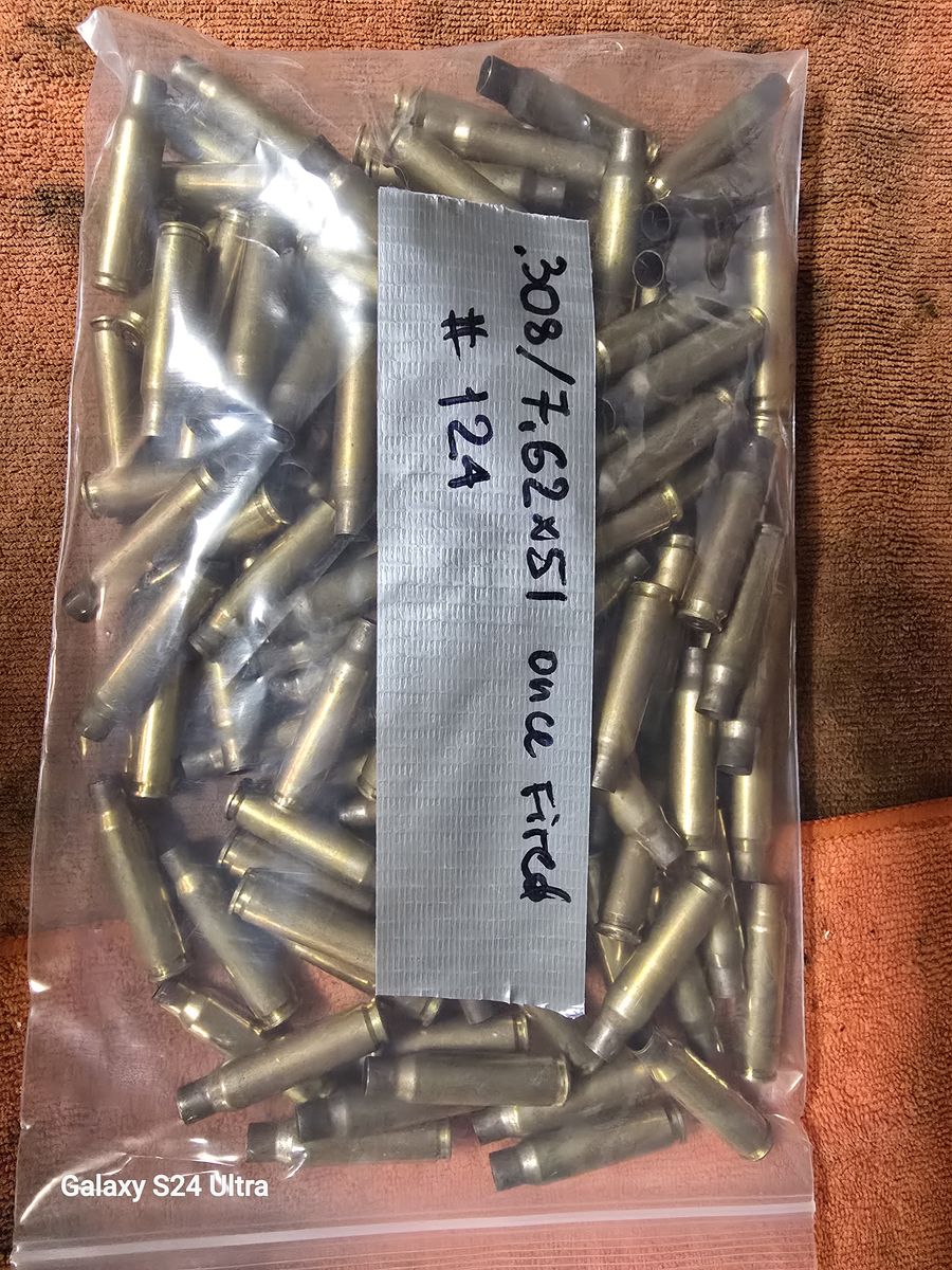 High Quality once fired  brass .308/7.62X51 #24