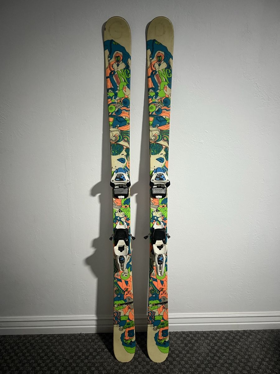 Line Skis with Marker Bindings 