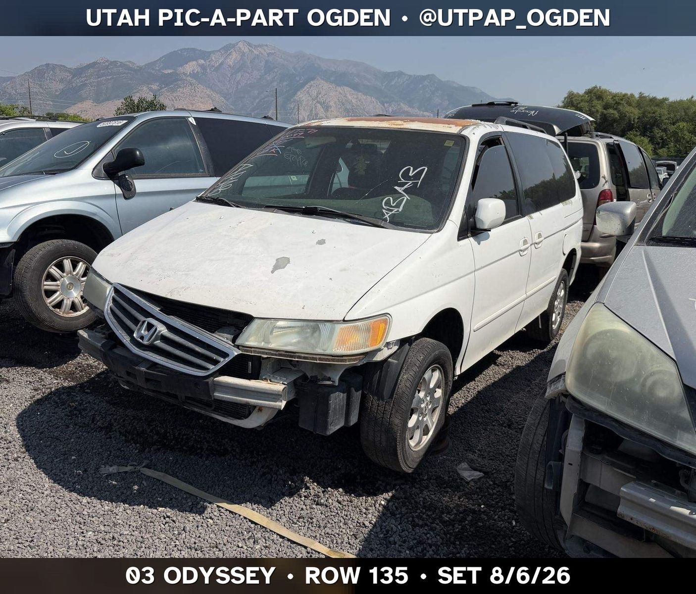 Just In! 2003 Honda Odyssey Parts - UTPAP Ogden
